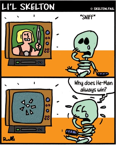 Skeleton watches He-Man