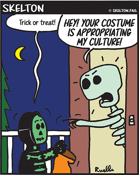 Skeleton trick or treat
