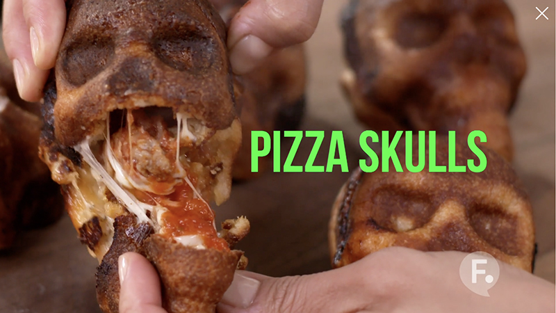 Pizza skull