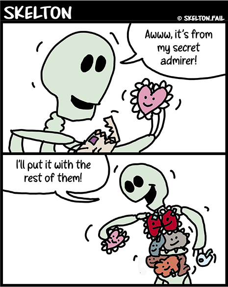 Skeleton Valentine