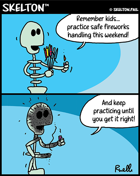 Skelton – Safety Last!&nbsp;🎆