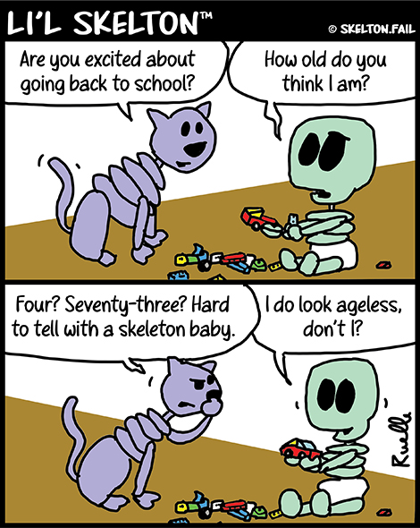 Li’l Skelton –&nbsp;Old School&nbsp;🏫