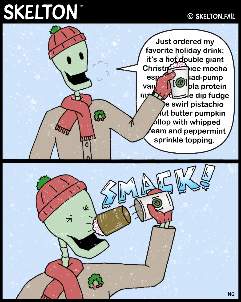 Skelton – Cuppa Cheer?&nbsp;☕️🧊