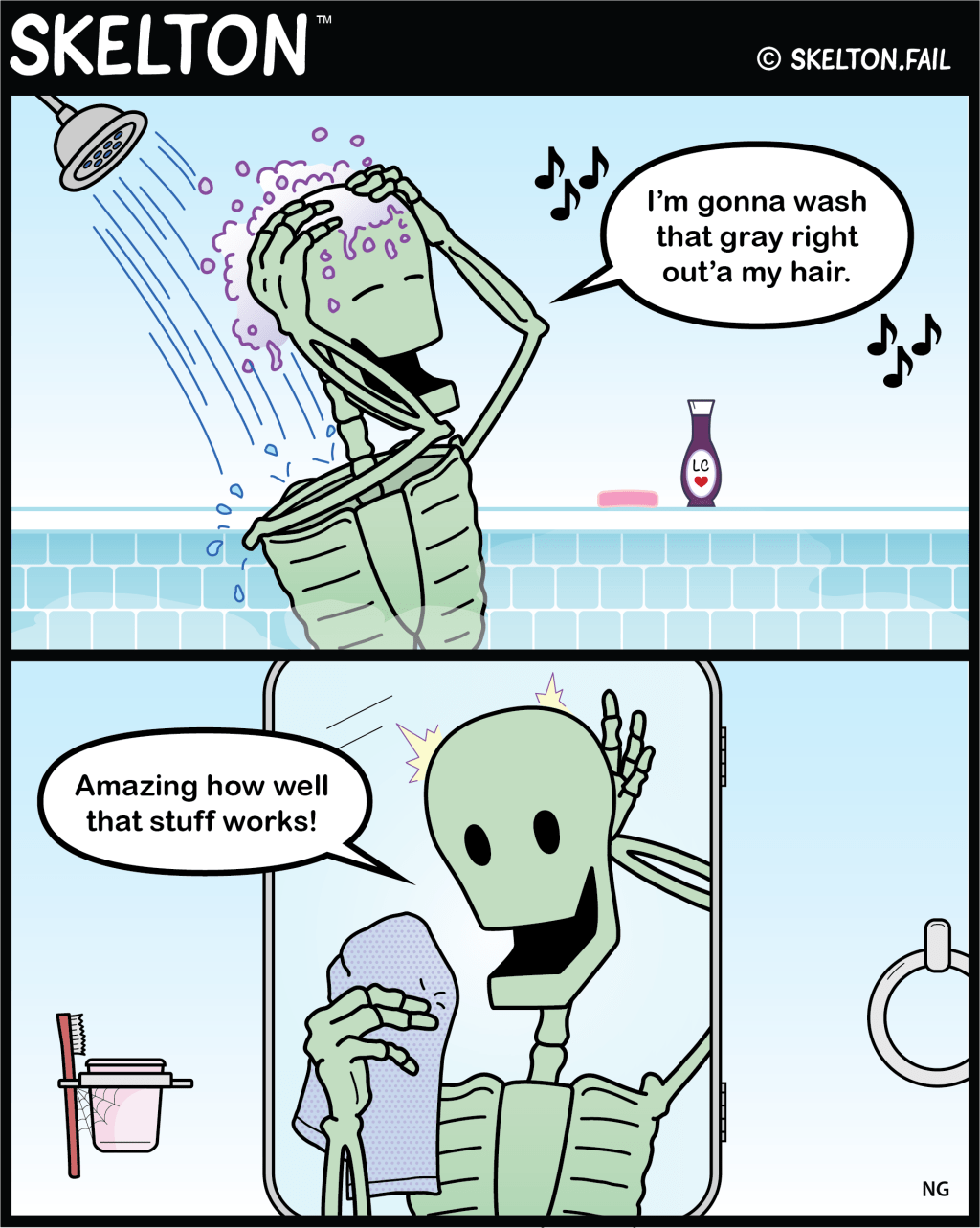 Skelton – Wash That Grey, Man!&nbsp;🚿